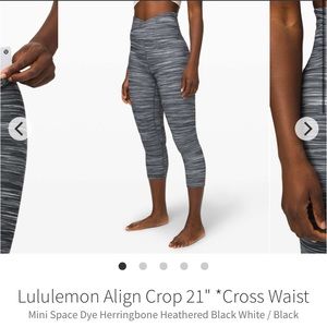 NWOT Lululemon Align Leggings 21”